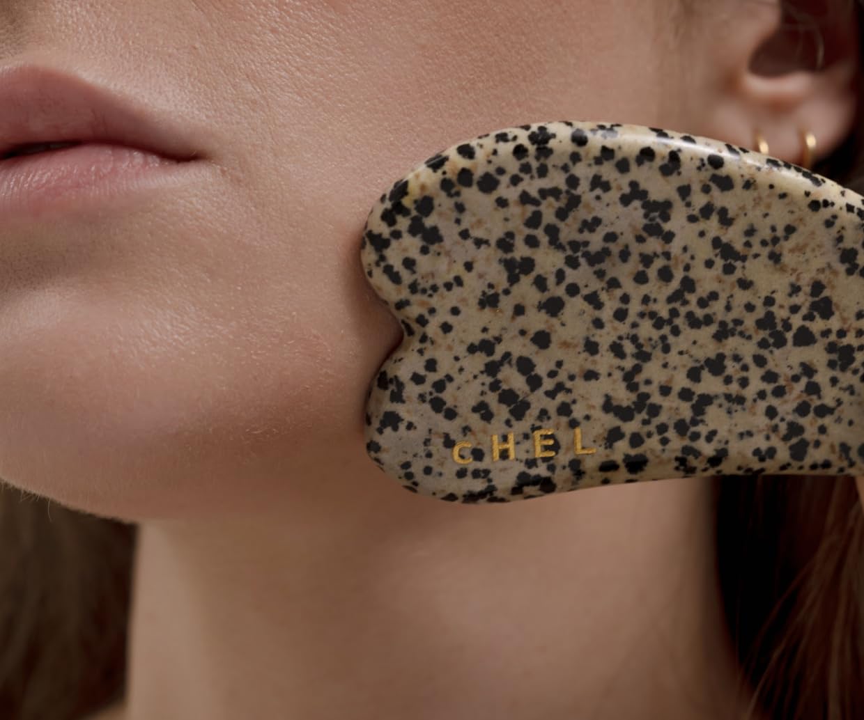 CHEL DALMATIAN JADE FACE GUA SHA