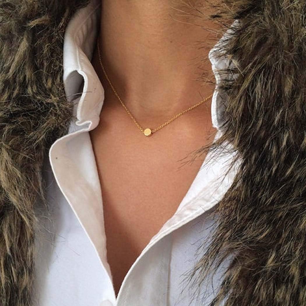 Jovono Fashion Dot Pendant Necklaces Choker Necklace Chain Jewelry for Women and Girls