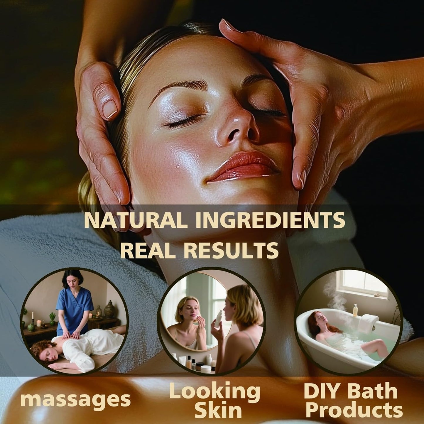 Rose Fragrance Oil-Rose Essential Oil 4.33oz (130ml)-100% Pure Natural Scent for Diffusers, Candles, Soap Making & Aromatherapy-Relaxing Home & Gift Essential Oil for Bath, Massage