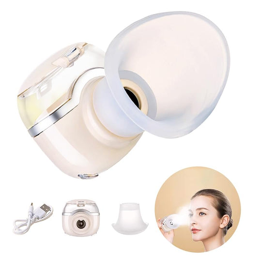 Johncase Heated Eye Sprayer for Dry Eyes Relief Mist Steamer Portable Warm Compress Eyes Mister for Eyelid,Eye Skin SPA Eye Steam Relief Dry Eyes and Stye Mini Eye Drops Tool