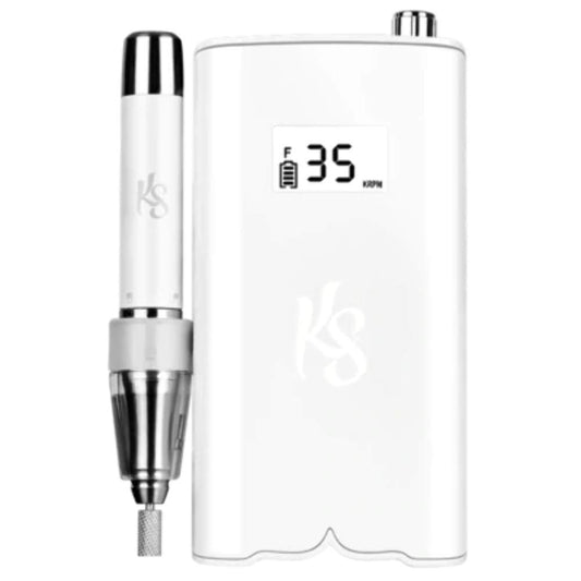 Kiara Sky Beyond Pro Nail Drill | Portable, Rechargeable & Cordless | White
