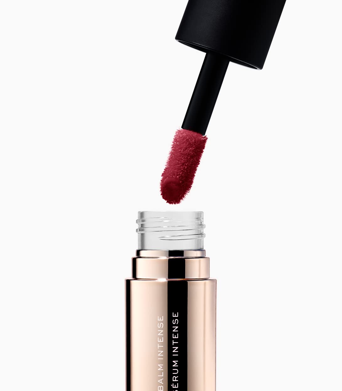 MAKE Beauty Serum Balm Intense, Hydrating Lip Gloss. Pigmented Vegan Moisturizing Lip Oil with Plumping Effect. Lip Emollient Treatment for Soft, Smooth, Shiny Lips - Shade, Berry Moon