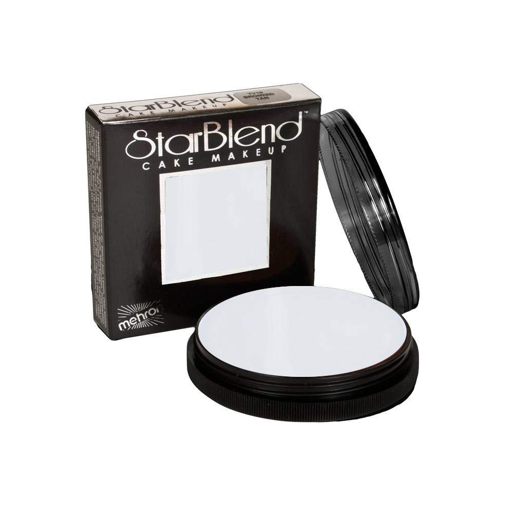 Mehron Makeup StarBlend Cake Makeup | Wet/Dry Pressed Powder | Powder Foundation | Moonlight Face Paint & Body Paint 2 oz (56g)
