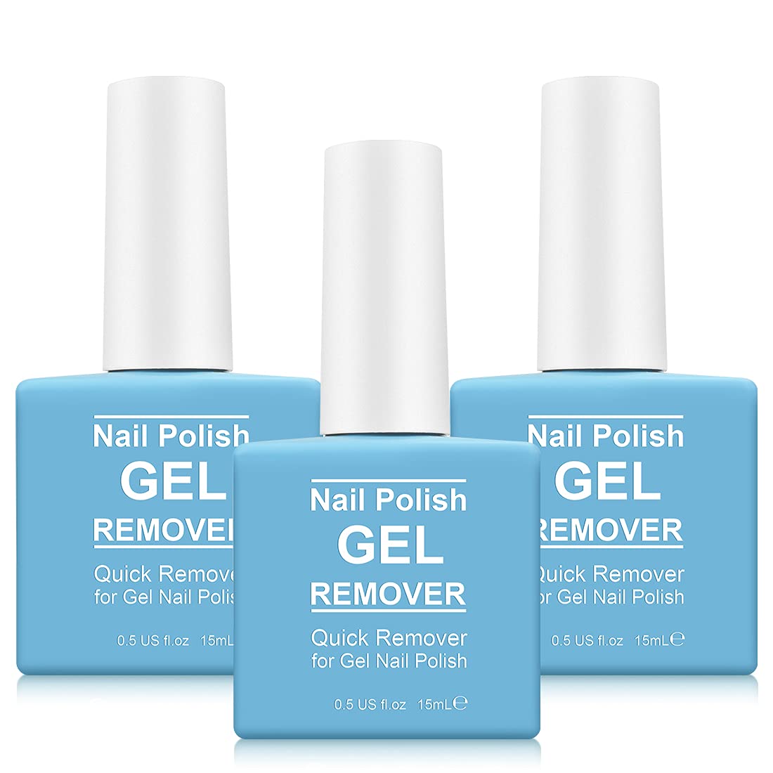 Gel Polish Remover for Nails (3Pack), Nail Polish Remover Tools Quick & Easy Remove Gel Polishs in 3-5 Minutes at Home, Don't Hurt Nails