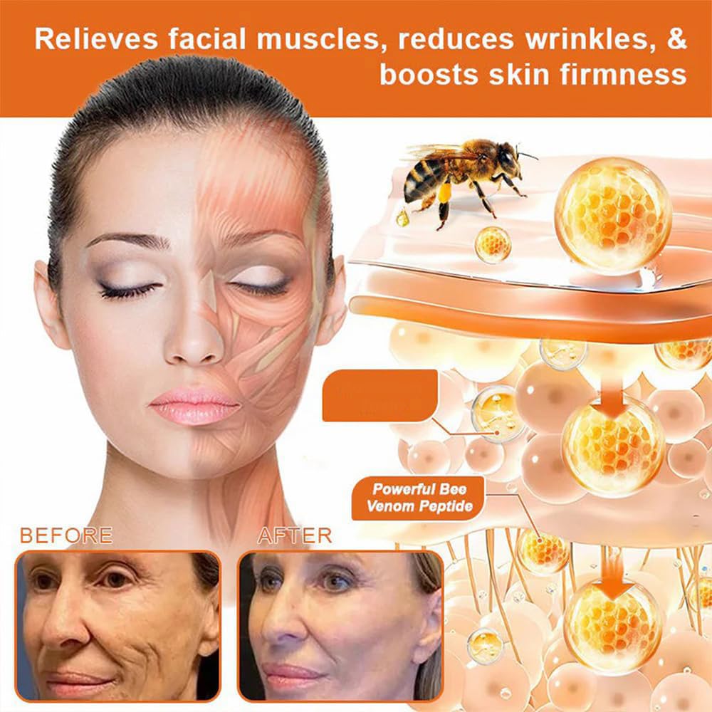 2PCS Bee Venom Skin Restoration Cream, Bee Venom Skin Treatment Cream, Effectively Reducing Blemishes & Comprehensive Moisturizer for All skin Types