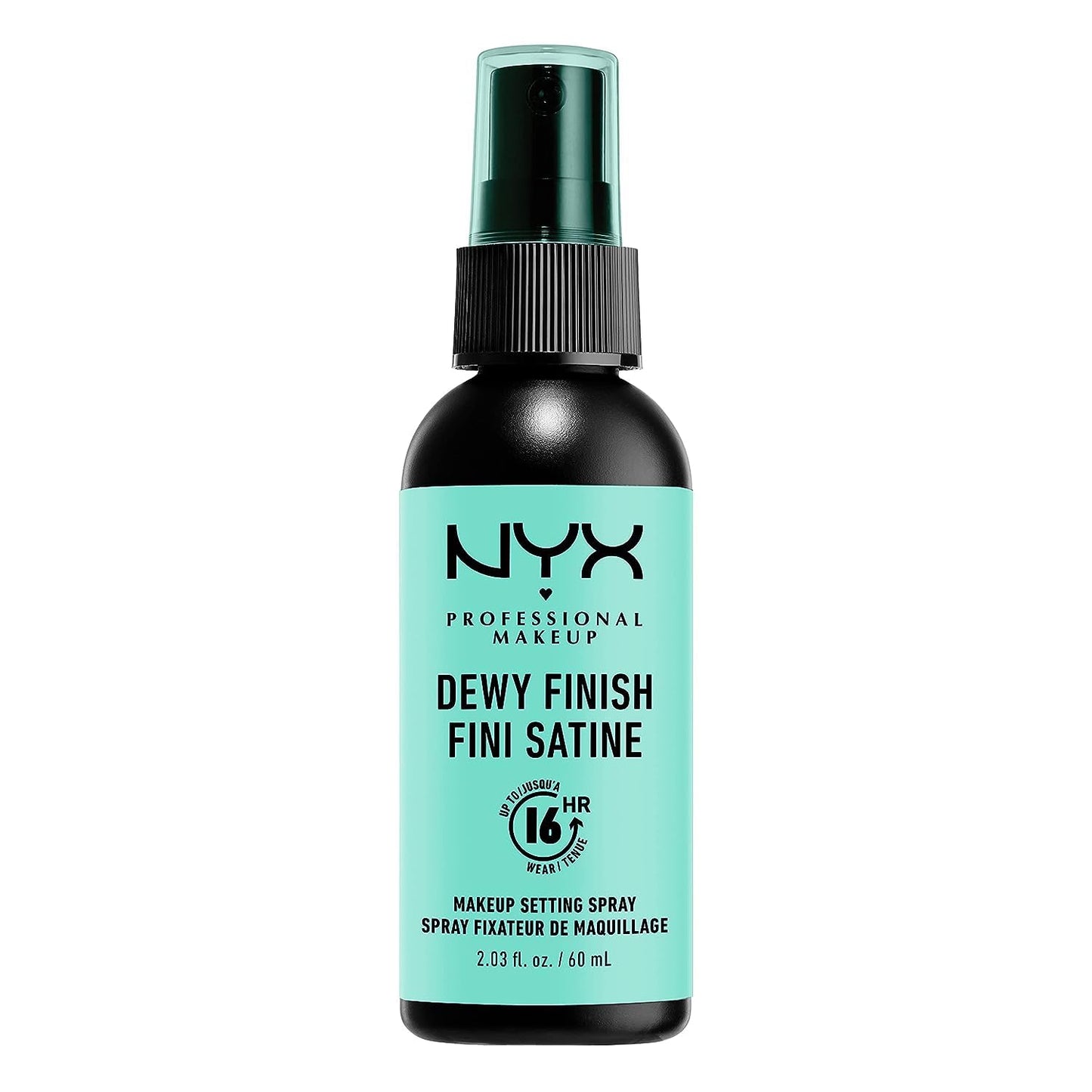 NYX PROFESSIONAL MAKEUP Makeup Setting Spray - Dewy Finish, Long-Lasting Vegan Formula & Butter Gloss, Non-Sticky Lip Gloss - Sugar Glass (Clear)