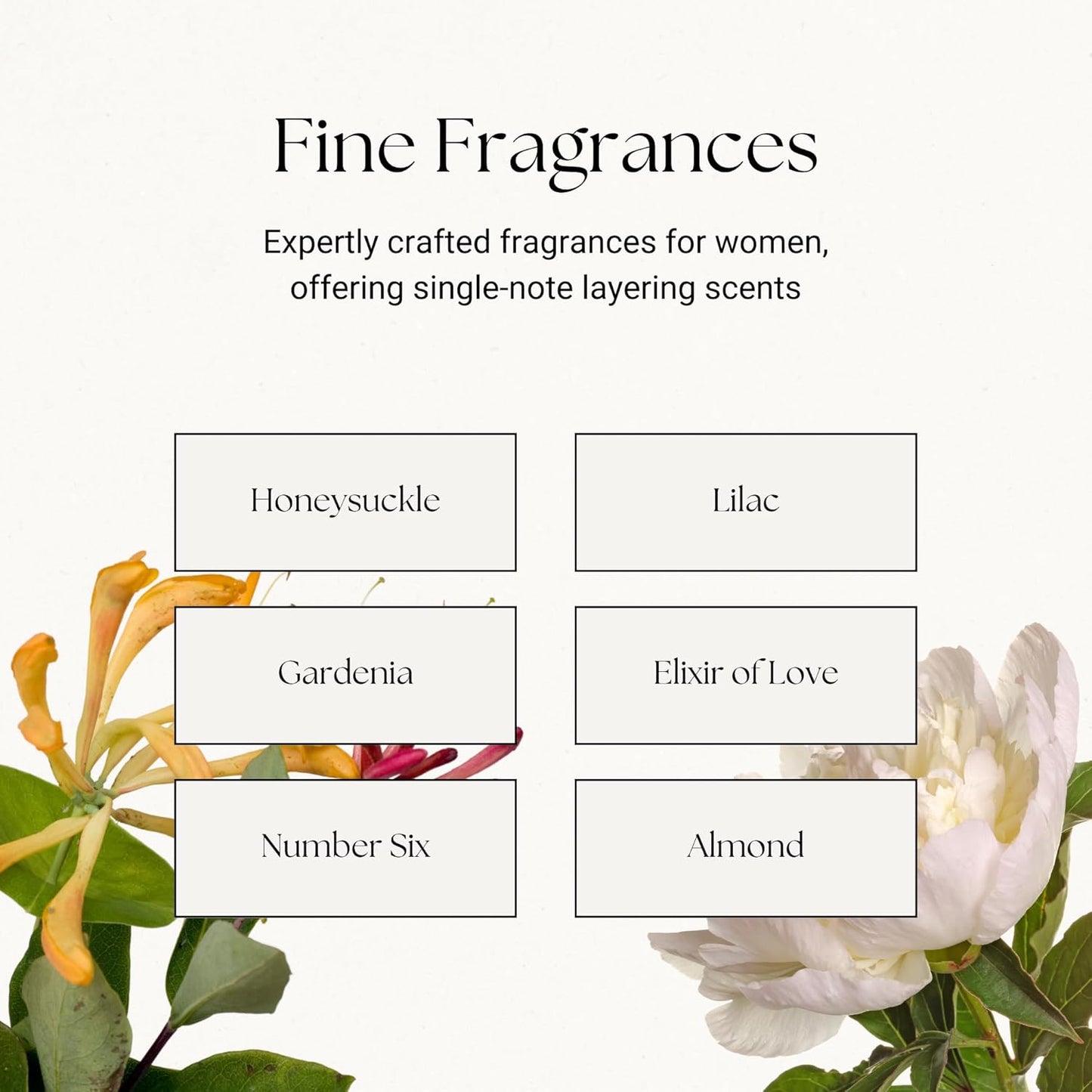 Caswell-Massey Floral Trio Discovery Set, Includes Gardenia, Lilac & Honeysuckle, Discover the Beauty of Botanicals, Travel Size Perfume Set, Perfume for Women, 0.25 Fl Oz Each