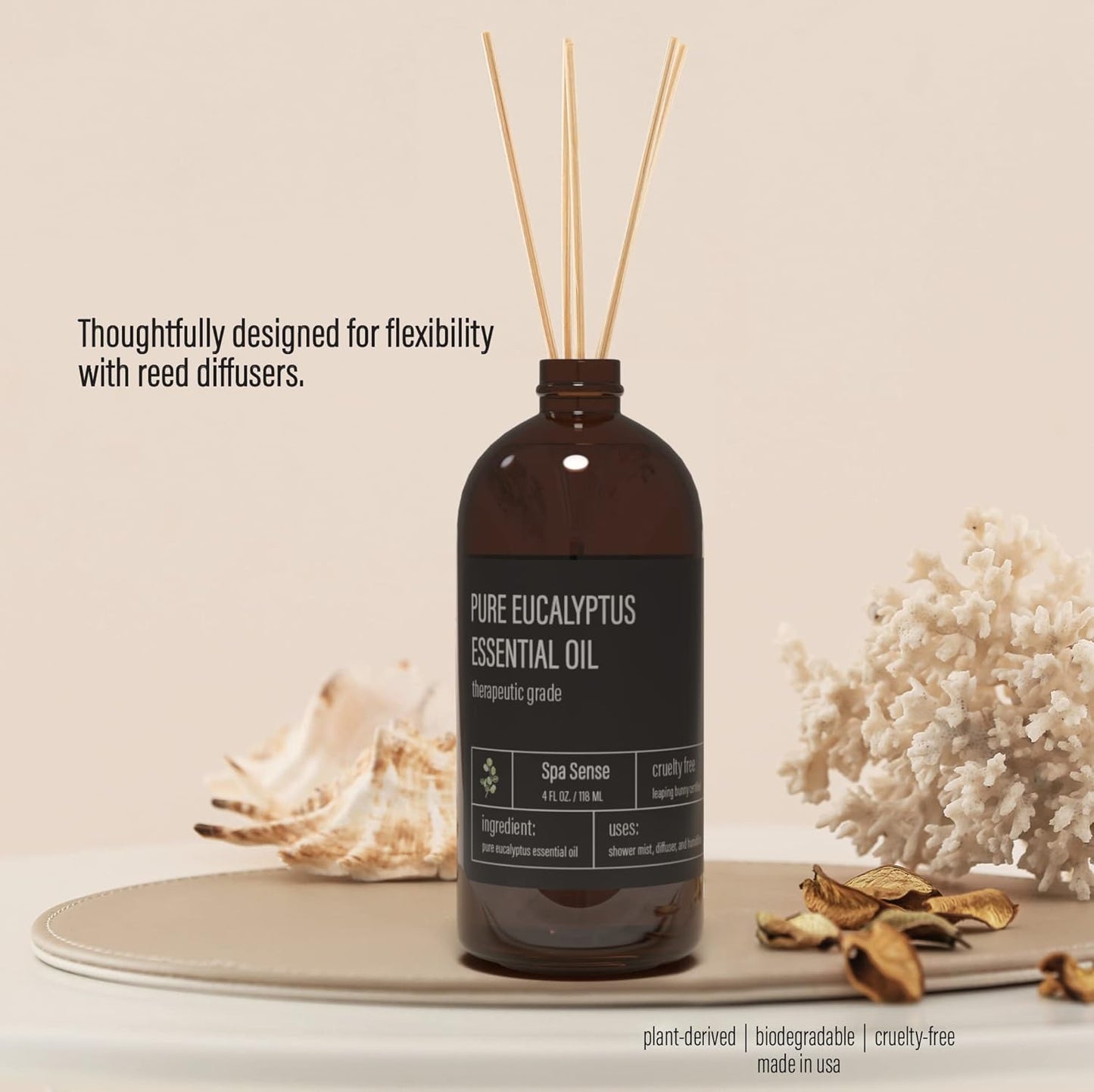 Pure Eucalyptus Oil Shower Mist and Steam Room Spray - Room Spray and Eucalyptus Spray for Shower - Premium Aromatherapy Eucalyptus Essential Oil Spray - 4 Ounce, 2 Pack