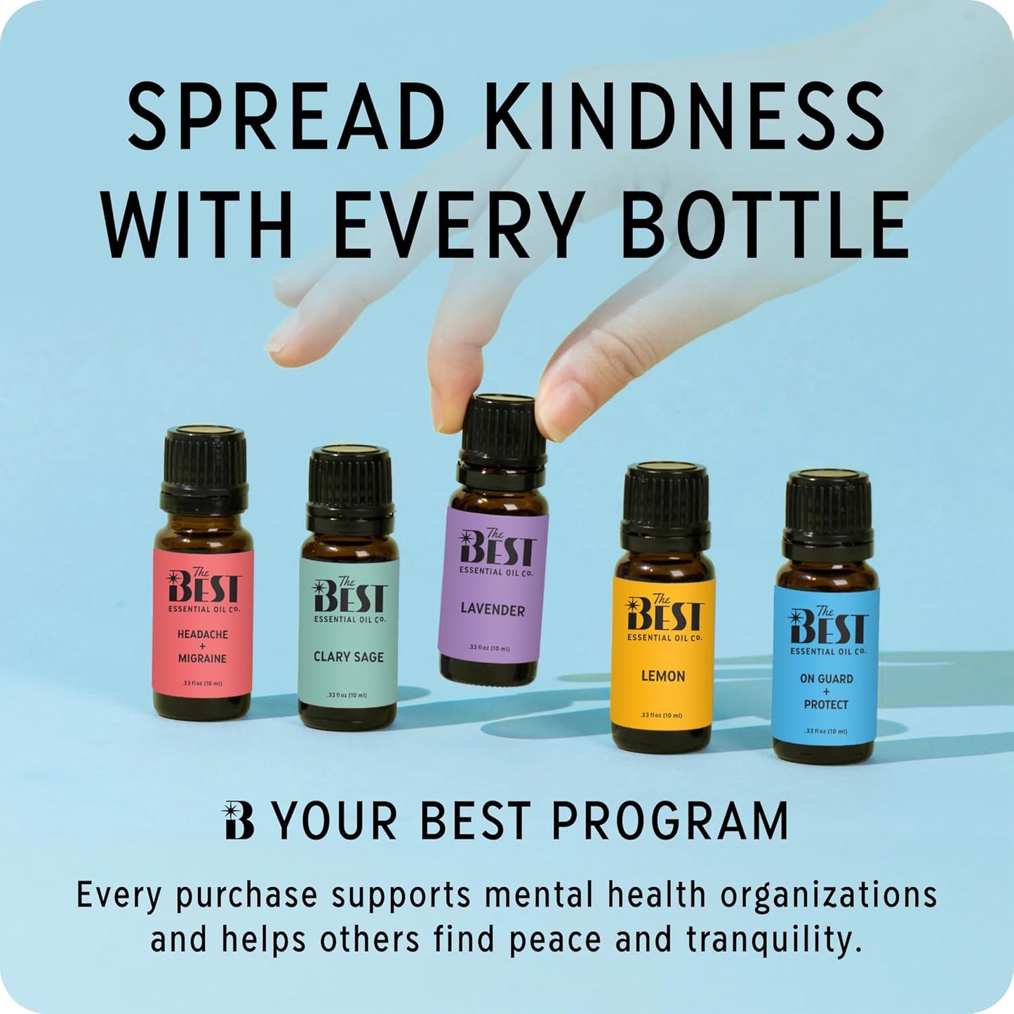 The Best Energy + Focus Essential Oil Roll-On Blend- Premium Grade- Pre-Diluted in Coconut Oil- Ready to Use- 10 ml (.33 fl oz)