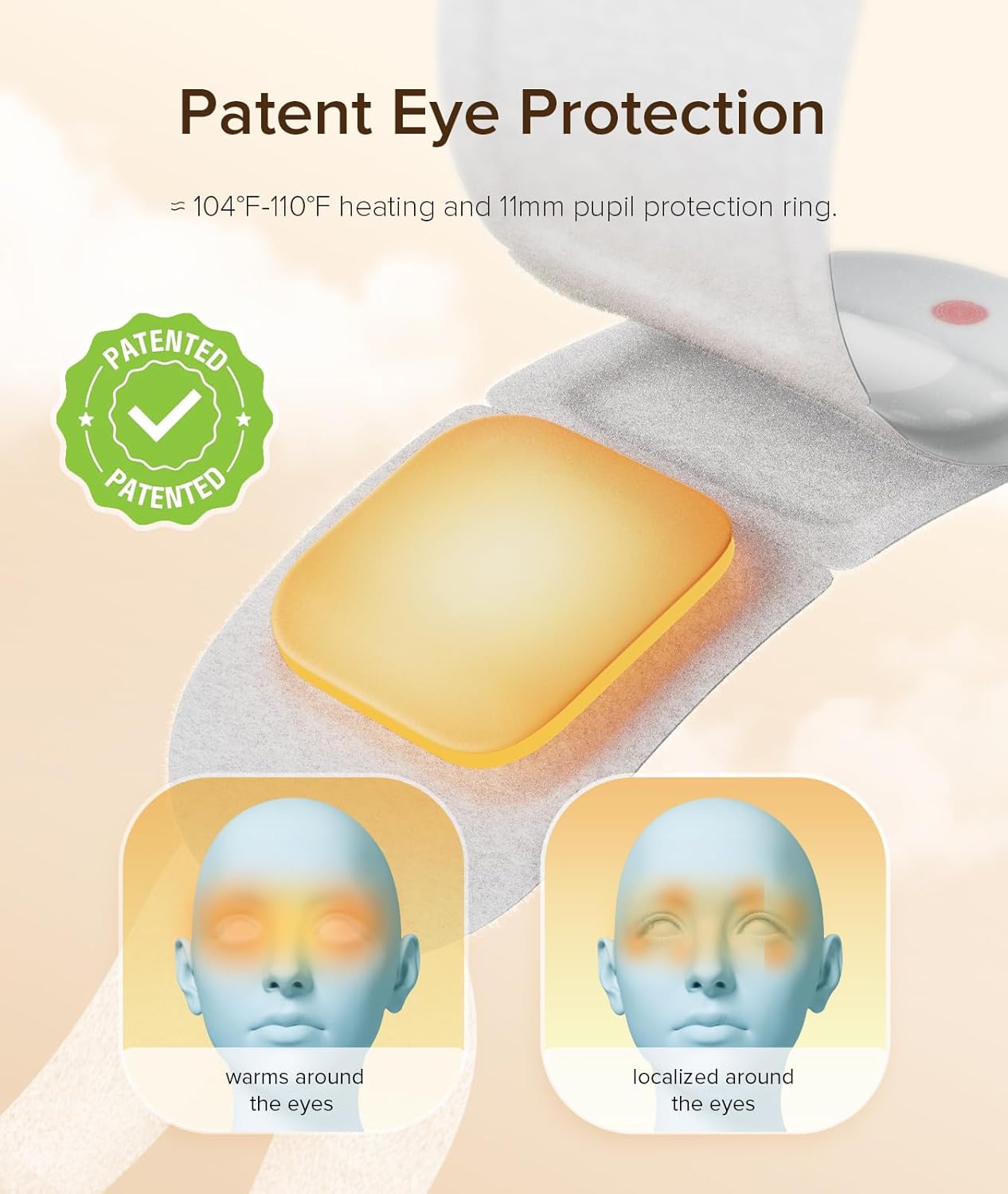 3D Self Heated Eye Mask for Dry Eyes with 100+ Soft Beads,Steam Eye Mask for Sleeping,Relaxation, Disposable, Spa, Travel Gifts for Women, Men 14 Packs