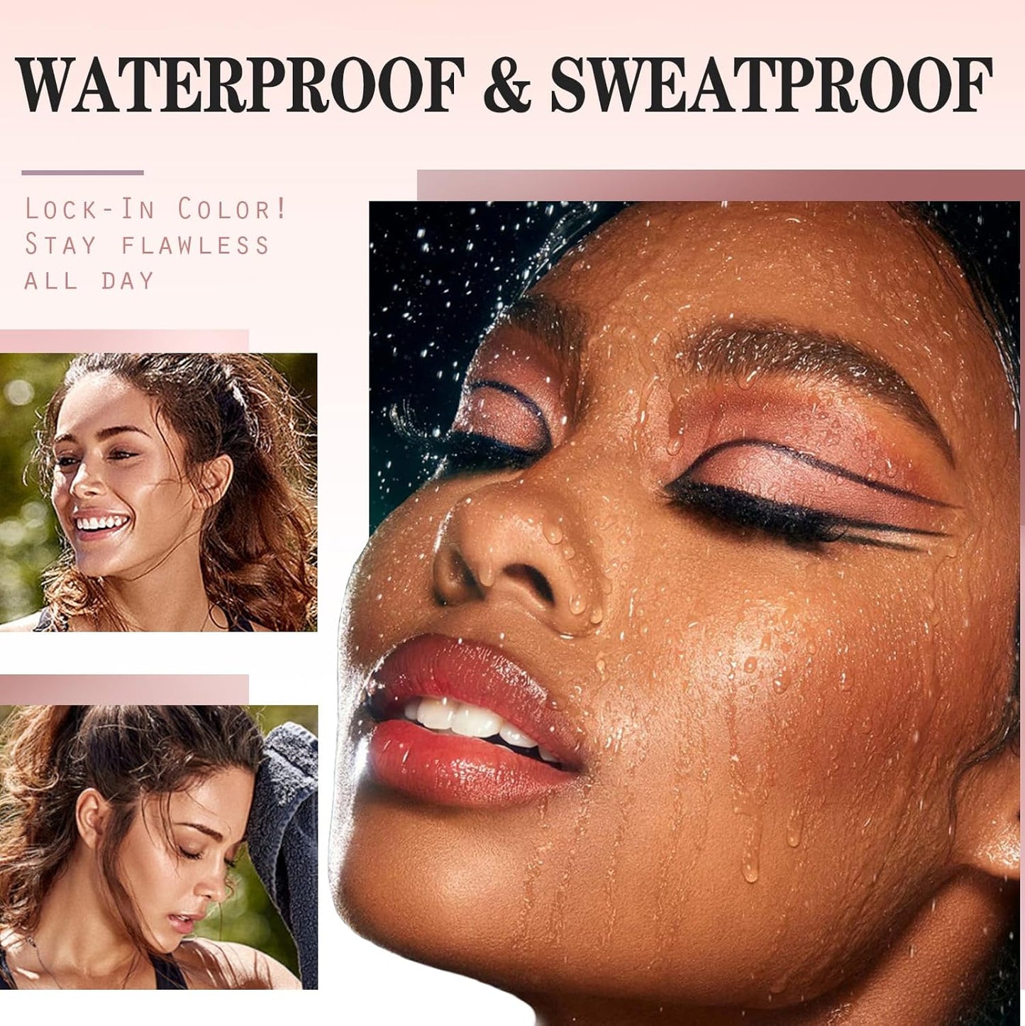 Eyebrow Pen, Waterproof Eyebrow Pencils for Women - Angled Brow Brush & Multi-Fork Tip Microblading Brow Pen, Precisely Creates Natural Hair-Like Brows, Easy to Use 05-Black