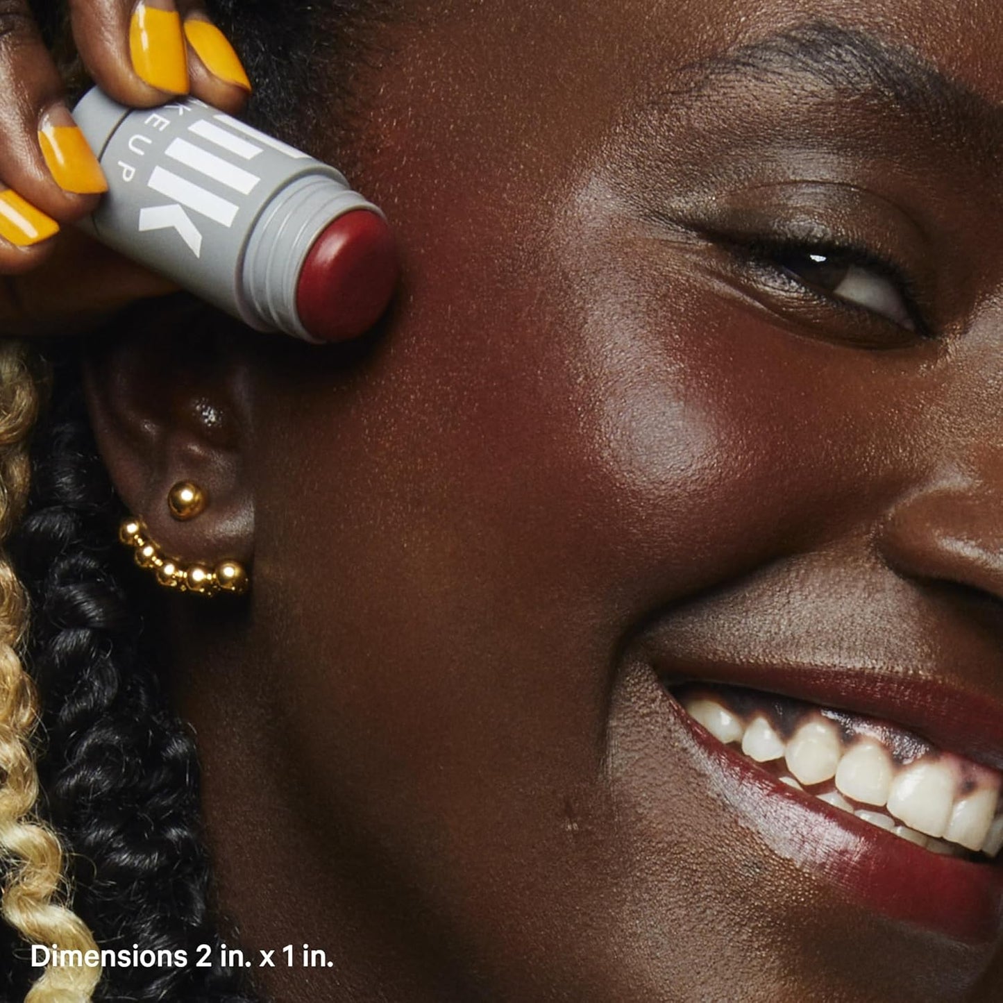 Milk Makeup Lip + Cheek, Muse (Deep Burgundy) - 0.21 fl oz - Cream Blush & Lip Color - Buildable & Blendable - 1,000+ Swipes Per Stick - Non-Comedogenic - Vegan, Cruelty Free